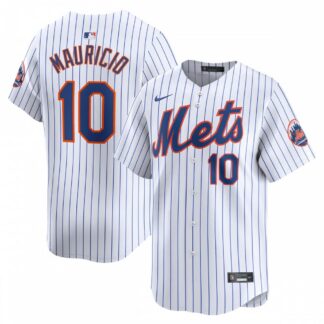 Ronny Mauricio New York Mets Nike Home Limited Player Jersey - White