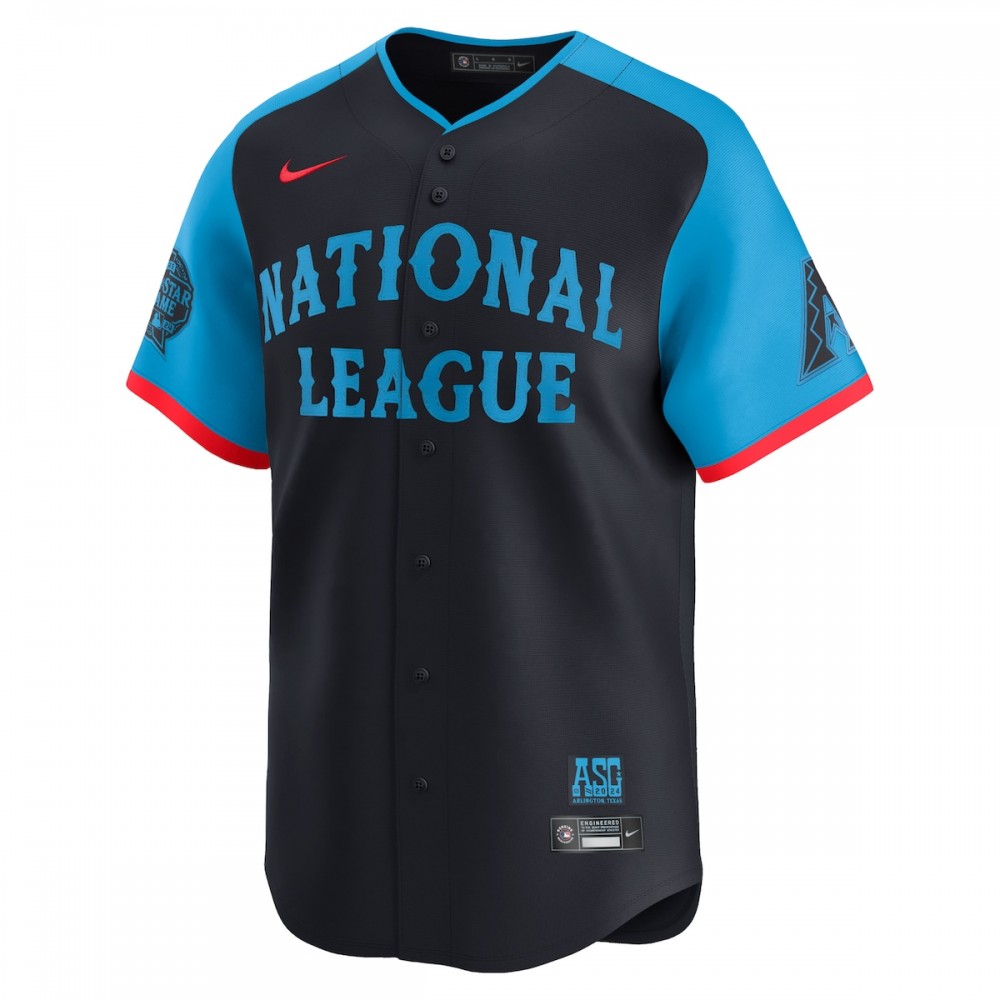 Ketel Marte National League Nike 2024 MLB All-Star Game Limited Player Jersey - Navy - Image 2