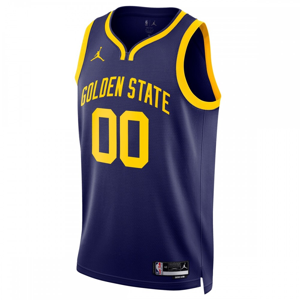 Golden State Warriors Jordan Brand Unisex 2022/23 Swingman Custom Jersey - Statement Edition - Blue - Image 2